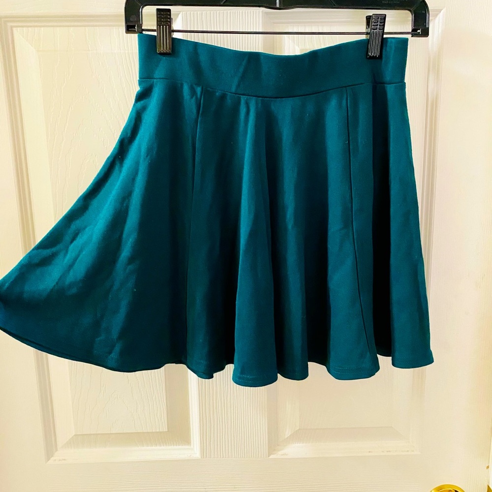 Emerald green H&M skirt